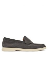 BOSS Lordsy Sienne 50543083 Szary. Szare mokasyny męskie Boss, ze skóry. Za 869.99 zł.