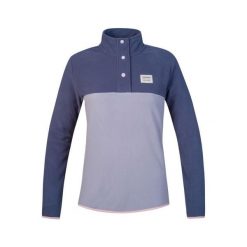 Bluza damska Hannah Nuka. Niebieskie bluzy sportowe damskie Hannah, bez wzorów, bez kaptura, narciarskie. Za 385.70 zł.