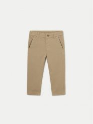 Mayoral Spodnie materiałowe 521 Beżowy Regular Fit. Brązowe spodnie materiałowe dla chłopców Mayoral, bez wzorów, z bawełny. Za 59.99 zł.