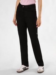 Calvin Klein Jeans Spodnie Kobiety Bawełna czarny, S. Czarne spodnie materiałowe damskie Calvin Klein Jeans, s, bez wzorów, z bawełny. Za 249.95 zł.