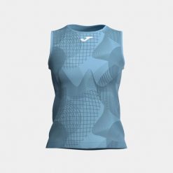 Koszulka tenisowa damska Joma Challenge Koszulka W. Niebieskie t-shirty damskie Joma, xl, bez wzorów, bez kołnierzyka. Za 119.99 zł.