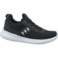 Czarne Buty Kappa Modus Ii W 242749-1111. Czarne obuwie sportowe damskie Kappa, bez wzorów, z materiału. W wyprzedaży za 189.00 zł.