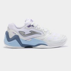 Buty tenisowe damskie Joma Set Lady AC. Białe obuwie sportowe damskie Joma, bez wzorów, z materiału, tenisowe. Za 255.00 zł.