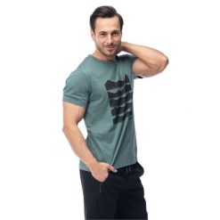 T-shirt Męski Amezo. Szare t-shirty męskie Hi-tec, l, bez wzorów, z bawełny, klasyczne, bez kołnierzyka. Za 83.99 zł.