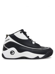 SHAQ Buty do koszykówki V11-183 Czarny. Czarne buty sportowe męskie Shaq, z materiału, bez zapięcia, do koszykówki. Za 269.99 zł.