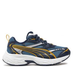 Sneakersy Puma. Niebieskie trampki i tenisówki chłopięce Puma, bez wzorów, bez zapięcia. Za 199.99 zł.