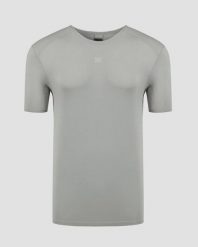 Koszulka męska X-Bionic Xceed Run Discover Shirt Seal Grey X003. Szare koszulki sportowe męskie X Bionic, l, bez wzorów, bez kołnierzyka, bez ramiączek, do biegania. Za 279.99 zł.