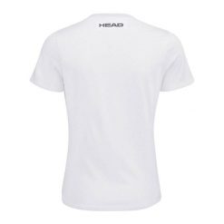 T-shirt damski Club Lara. Białe koszulki sportowe damskie Head, m, bez wzorów, z bawełny, bez kołnierzyka, bez ramiączek, tenisowe. W wyprzedaży za 101.50 zł.