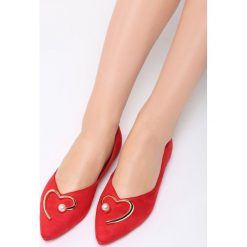 Czerwone Balerinki All Your Wishes. Baleriny damskie marki NEWFEEL. Za 59.99 zł.