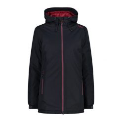 Kurtka damska z kapturem ripstop CMP. Szare kurtki sportowe damskie CMP, bez wzorów, z kapturem, trekkingowe. W wyprzedaży za 447.65 zł.