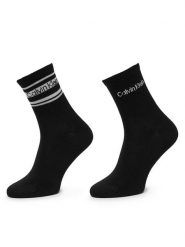 Calvin Klein Skarpety długie 701241453 Czarny. Czarne skarpety damskie Calvin Klein, bez wzorów, z bawełny. Za 64.99 zł.