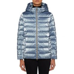 Kurtka GEOX W MYLUSE Niebieski. Niebieskie kurtki sportowe damskie Geox, bez wzorów, z tkaniny, bez kaptura, trekkingowe. Za 578.99 zł.
