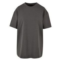 Oversizowa Koszulka Boyfriend Dla Pań I Panów. Szare koszulki sportowe damskie BUILD YOUR BRAND, xs, bez wzorów, sportowe, bez kołnierzyka. Za 67.99 zł.