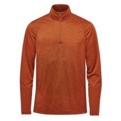 Bluza Męska Milano Quarter Zip. Brązowe bluzy męskie STORMTECH, m, bez wzorów, bez kaptura, trekkingowe. Za 227.99 zł.