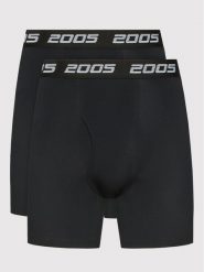 2005 Komplet bokserek Boxers Czarny. Czarne bokserki męskie 2005, m, bez wzorów, z bawełny. Za 69.99 zł.