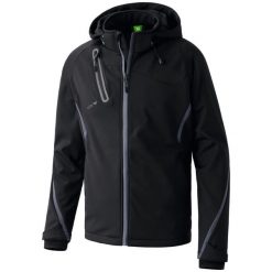Kurtka Erima softshell fonction. Brązowe kurtki sportowe męskie Erima, xl, bez wzorów, z softshellu, do piłki ręcznej. W wyprzedaży za 406.50 zł.