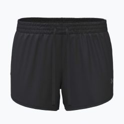 Spodenki do biegania damskie Under Armour Velociti Pro 3". Czarne szorty sportowe damskie Under Armour, bez wzorów, sportowe, do biegania. Za 189.99 zł.