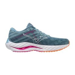 Buty do biegania damskie Mizuno Wave Inspire 19. Białe obuwie sportowe damskie Mizuno, bez wzorów, do biegania, mizuno wave. W wyprzedaży za 520.55 zł.