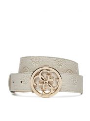 Guess Pasek Damski BW9182 P4435 Szary. Szare paski damskie Guess, z aplikacjami, ze skóry. Za 299.99 zł.