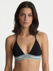 Calvin Klein Swimwear Góra od bikini LV00Q61214 Czarny. Czarne bikini damskie Calvin Klein Swimwear, l, bez wzorów. Za 249.99 zł.