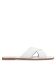 Jenny Fairy Klapki WFA2749-1 Biały. Białe klapki damskie Jenny Fairy, bez wzorów, z syntetyku, bez obcasa. Za 69.99 zł.