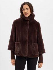 S.Oliver BLACK LABEL kurtka ze sztucznego futra Kobiety brązowy, 46. Brązowe kurtki damskie s.Oliver BLACK LABEL, s, bez wzorów, bez kaptura. Za 749.95 zł.