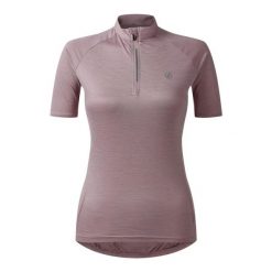 Damski jersey Dare 2B Pedal Through It II. Czerwone koszulki sportowe damskie Dare 2b, bez wzorów, z jersey, bez kołnierzyka, bez ramiączek, rowerowe. Za 229.99 zł.