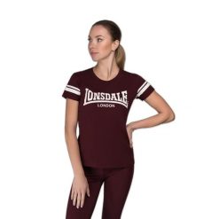 Koszulka damska Lonsdale Killegray. Białe koszulki sportowe damskie Lonsdale, bez wzorów, bez kołnierzyka, bez ramiączek. Za 136.50 zł.
