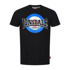 Koszulka Lonsdale Huyton. Białe koszulki sportowe męskie Lonsdale, xl, bez wzorów, z bawełny, bez kołnierzyka, bez ramiączek, na fitness i siłownię. Za 138.50 zł.