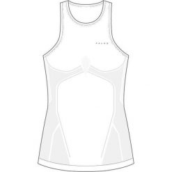 Damski tank top Falke Warm. Białe bielizna termoaktywna damska Falke, bez wzorów, bez ramiączek. Za 312.00 zł.