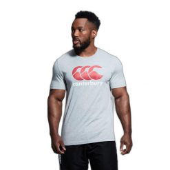 Koszulka Canterbury CCC Logo. Szare koszulki sportowe męskie CANTERBURY, bez wzorów, bez kołnierzyka, bez ramiączek. Za 213.00 zł.
