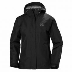 Damska kurtka wodoodporna Helly Hansen seven j. Czarne kurtki damskie Helly Hansen, m, bez wzorów, z poliamidu, bez kaptura. Za 479.00 zł.