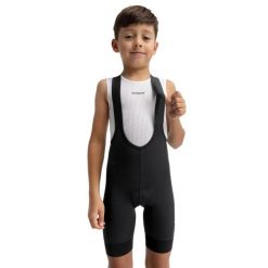 Chłopięce spodenki rowerowe z szelkami Kolarstwo Siroko K-Core Benji Black. Czarne buty sportowe chłopięce SIROKO, bez wzorów, z elastanu, sportowe. Za 168.00 zł.