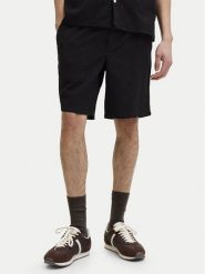 Jack & Jones Szorty materiałowe Jaiden 12293471 Czarny Regular Fit. Czarne szorty męskie Jack & Jones, m, bez wzorów, z bawełny. Za 129.99 zł.