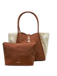 WITTCHEN Torebka 99-4Y-219-9 Brązowy. Brązowe torebki do ręki damskie Wittchen, bez wzorów, ze skóry, bez dodatków. Za 159.99 zł.