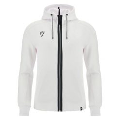 Bluza z kapturem z pełnym zamkiem błyskawicznym Macron Rhodos. Białe bluzy męskie Macron, m, bez wzorów, z kapturem. Za 380.00 zł.