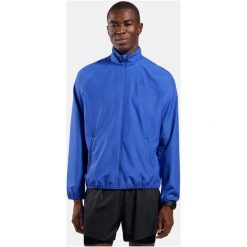 Kurtka męska ODLO Jacket ESSENTIAL LIGHT. Niebieskie kurtki męskie Odlo, l, bez wzorów, z materiału, bez kaptura. Za 399.99 zł.
