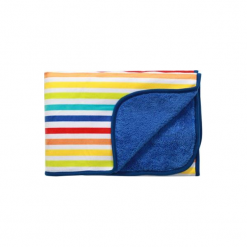 Babyono 1408/05 Kocyk dwustr granat PASKI 75x100. Niebieskie kocyki dla dzieci Babyono, z mikrofibry. Za 27.90 zł.