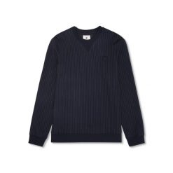 Bluza z okrągłym dekoltem Fila Brera Regular. Niebieskie bluzy męskie Fila, m, bez wzorów, bez kaptura. Za 393.30 zł.