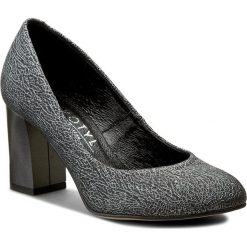 Półbuty KOTYL - 7061 Srebro Destress. Szare półbuty damskie Kotyl, z nubiku, eleganckie. W wyprzedaży za 209.00 zł.