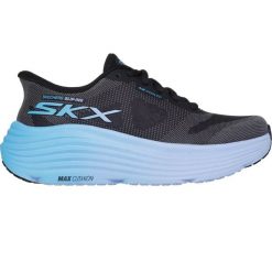 Buty do biegania damskie SKECHERS Max Cushioning Endeavour Hallandale. Czarne obuwie sportowe damskie Skechers, bez wzorów, do biegania. Za 509.99 zł.