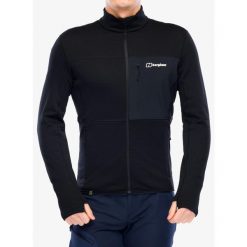 Bluza polarowa męska Berghaus Ridge-Hiker Jacket. Czarne bluzy męskie Berghaus, m, bez wzorów, z polaru, bez kaptura. Za 361.99 zł.