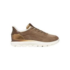 Damskie skórzane buty sportowe Geox Spherica Plus. Brązowe obuwie sportowe damskie Converse, bez wzorów, ze skóry. Za 443.00 zł.