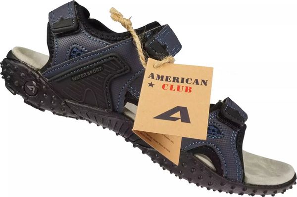 American Club Młodzieżowe sandały American Club DHL-61NA 37. Sandały męskie American CLUB, bez zapięcia. Za 119.00 zł.