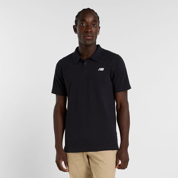 Koszulka męska New Balance MT51519BK – czarna. Czarne koszulki polo męskie New Balance, m, bez wzorów, z bawełny, klasyczne, bez ramiączek. Za 229.99 zł.