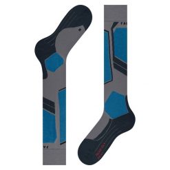 Skarpetki Falke SK4 Advanced. Szare skarpety męskie Falke, bez wzorów. Za 205.50 zł.