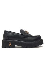 Patrizia Pepe Lordsy PJ881 D Czarny. Czarne mokasyny damskie Patrizia Pepe, bez wzorów, ze skóry, bez zapięcia. Za 619.99 zł.