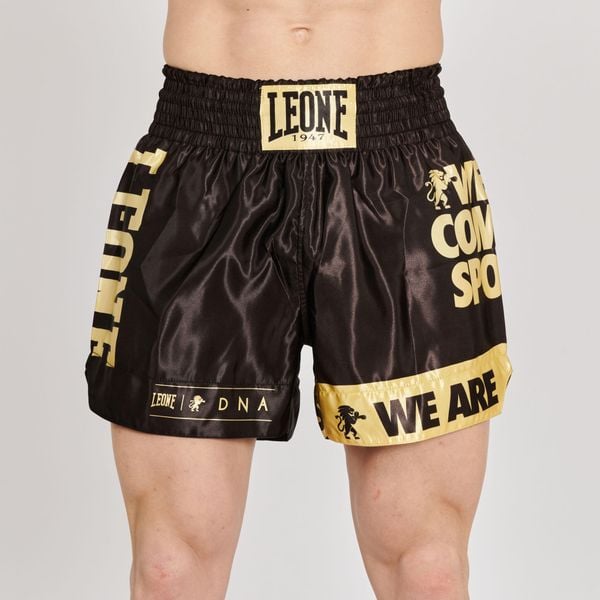 Spodenki treningowe LEONE 1947 DNA Kick-Thai. Żółte krótkie spodenki sportowe męskie LEONE 1947, xl, bez wzorów. Za 189.99 zł.