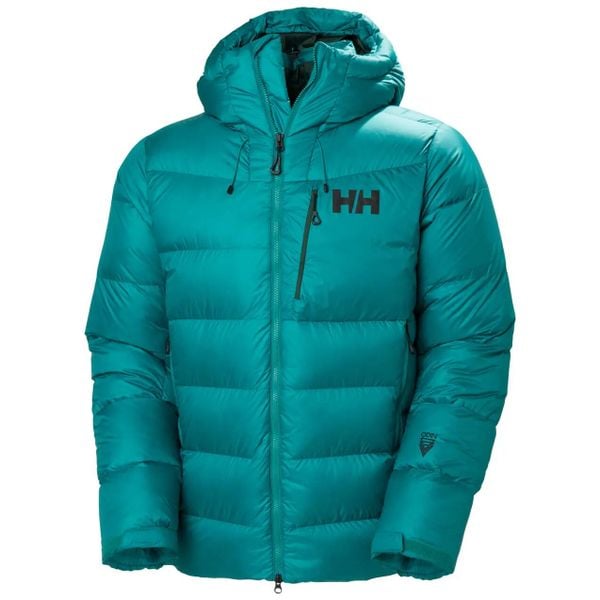 Kurtka puchowa Helly Hansen Odin Polar. Zielone kurtki męskie Helly Hansen, m, bez wzorów, z polaru, bez kaptura. Za 1,703.50 zł.