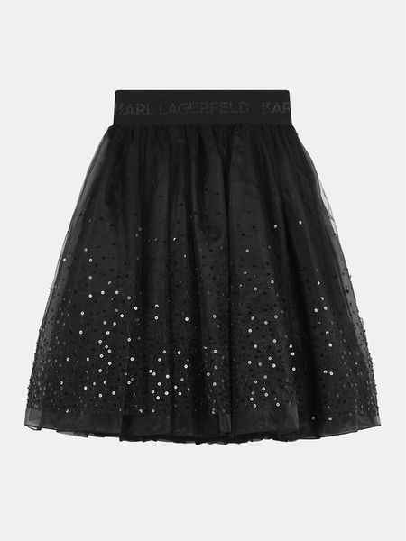 Karl Lagerfeld Kids Spódnica tiulowa Z30199 D Czarny Regular Fit. Czarne spódniczki dla dziewczynek Karl Lagerfeld Kids, bez wzorów, z syntetyku. Za 589.99 zł.